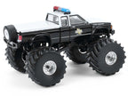 1990 GMC S-15 Monster Truck "Texas Department of Public Safety" Black and White "Kings of Crunch - Hot Pursuit" Special Edition 1/64 Diecast Model Car by Greenlight-3