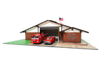 Los Angeles County Fire Department Fire Station 51 Diorama EZ Assembly Kit "Emergency!" Series 1/50 Model by Iconic Replicas-3