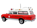 1969 Chevrolet C-10 Ambulance "Baltimore City Fire Department" White and Red "5 Alarm" Series Limited Edition 1/50 Diecast Model by Iconic Replicas-3