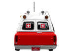 1969 Chevrolet C-10 Ambulance "Baltimore City Fire Department" White and Red "5 Alarm" Series Limited Edition 1/50 Diecast Model by Iconic Replicas-2