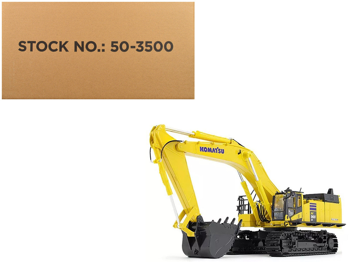 Komatsu PC900LC-11 Excavator Yellow 1/50 Diecast Model by First Gear-2