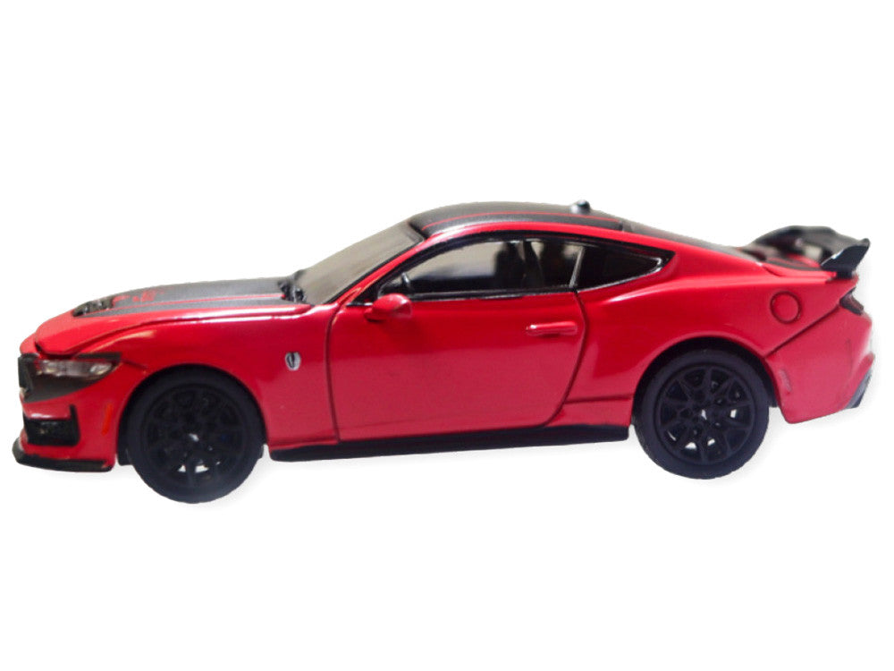 2024 Ford Mustang Dark Horse "Indiana" Red with Black Hood and Top "2025 Greenlight Waltersons Collector's Expo Exclusive" 1/64 Diecast Model Car by Greenlight-1