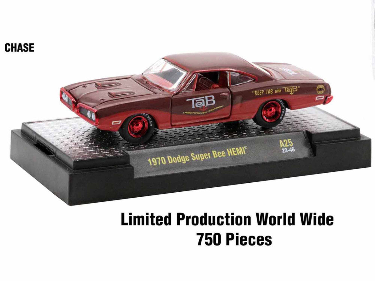 "Sodas" Set of 3 pieces Release 25 Limited Edition to 6250 pieces Worldwide 1/64 Diecast Model Cars by M2 Machines-2