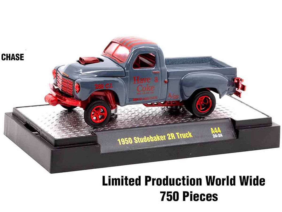 "Sodas" Set of 3 pieces Release 44 Limited Edition to 8250 pieces Worldwide 1/64 Diecast Model Cars by M2 Machines-1