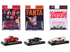 "Sodas" Set of 3 pieces Release 49 Limited Edition to 10000 pieces Worldwide 1/64 Diecast Model Cars by M2 Machines