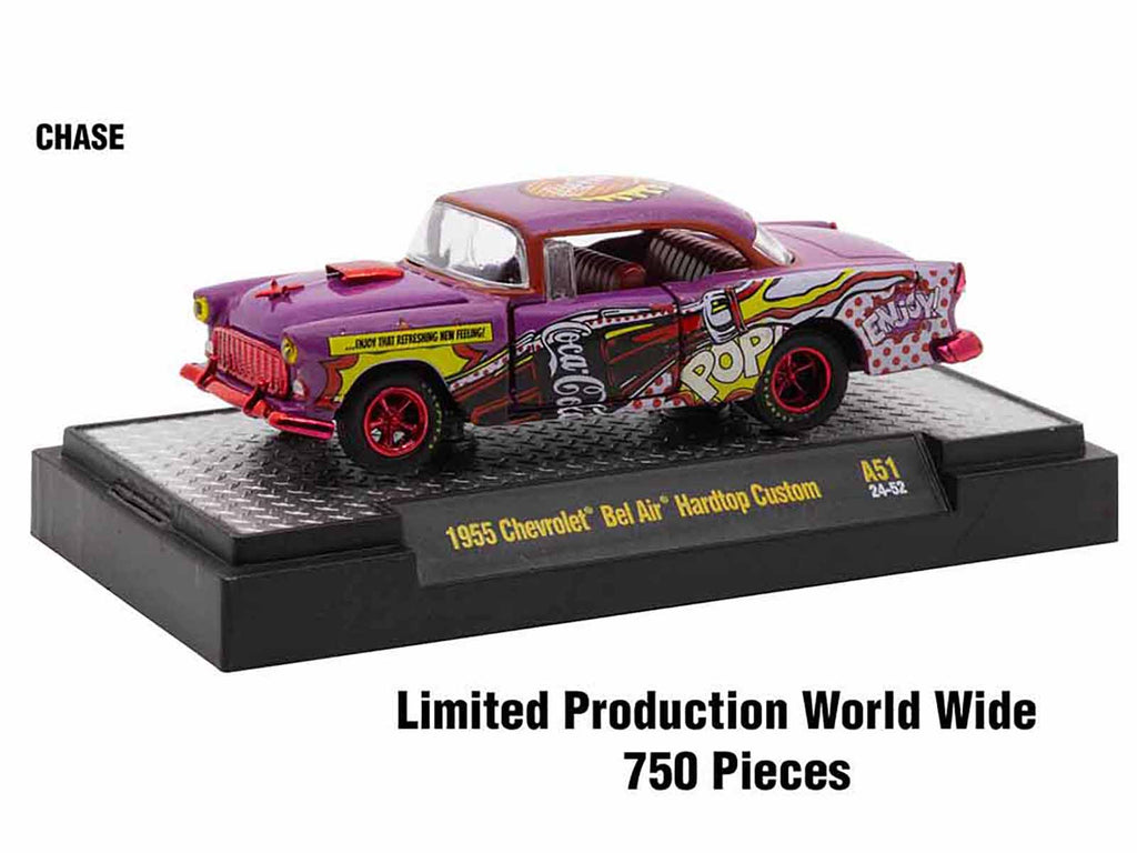 "Sodas" Set of 3 pieces Release 51 Limited Edition to 10000 pieces Worldwide1/64 Diecast Model Cars by M2 Machines
