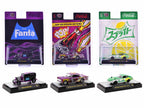 "Sodas" Set of 3 pieces Release 51 Limited Edition to 10000 pieces Worldwide1/64 Diecast Model Cars by M2 Machines