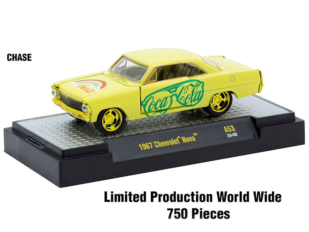 "Coca-Cola" Set of 3 pieces Release 53 Limited Edition to 10000 pieces Worldwide 1/64 Diecast Model Cars by M2 Machines-4