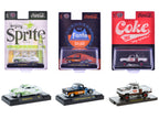 "Sodas" Set of 3 pieces Release 54 Limited Edition to 10000 pieces Worldwide 1/64 Diecast Model Cars by M2 Machines