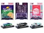 "Sodas" Set of 3 pieces Release 55 Limited Edition to 10000 pieces Worldwide 1/64 Diecast Model Cars by M2 Machines