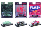 "Sodas" Set of 3 pieces Release 60 Limited Edition to 10000 pieces Worldwide 1/64 Diecast Model Cars by M2 Machines-0