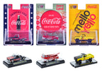 "Sodas" Set of 3 pieces Release 61 Limited Edition to 10000 pieces Worldwide 1/64 Diecast Model Cars by M2 Machines