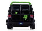 1983 GMC Vandura Van Gray Metallic and Black with Green Slime Graphics "Petey Da Fool" "Garbage Pail Kids" Series 8 1/64 Diecast Model Car by Greenlight-0