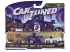 "Kustoms" Series 4 Chevrolet Triple Pack Set of 3 Cars Diecast Model Cars by CarTuned-1
