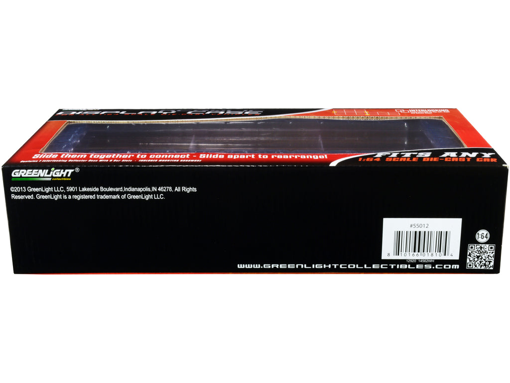 Acrylic Display Case 6-Car Connecting for 1/64 Scale Models by Greenlight