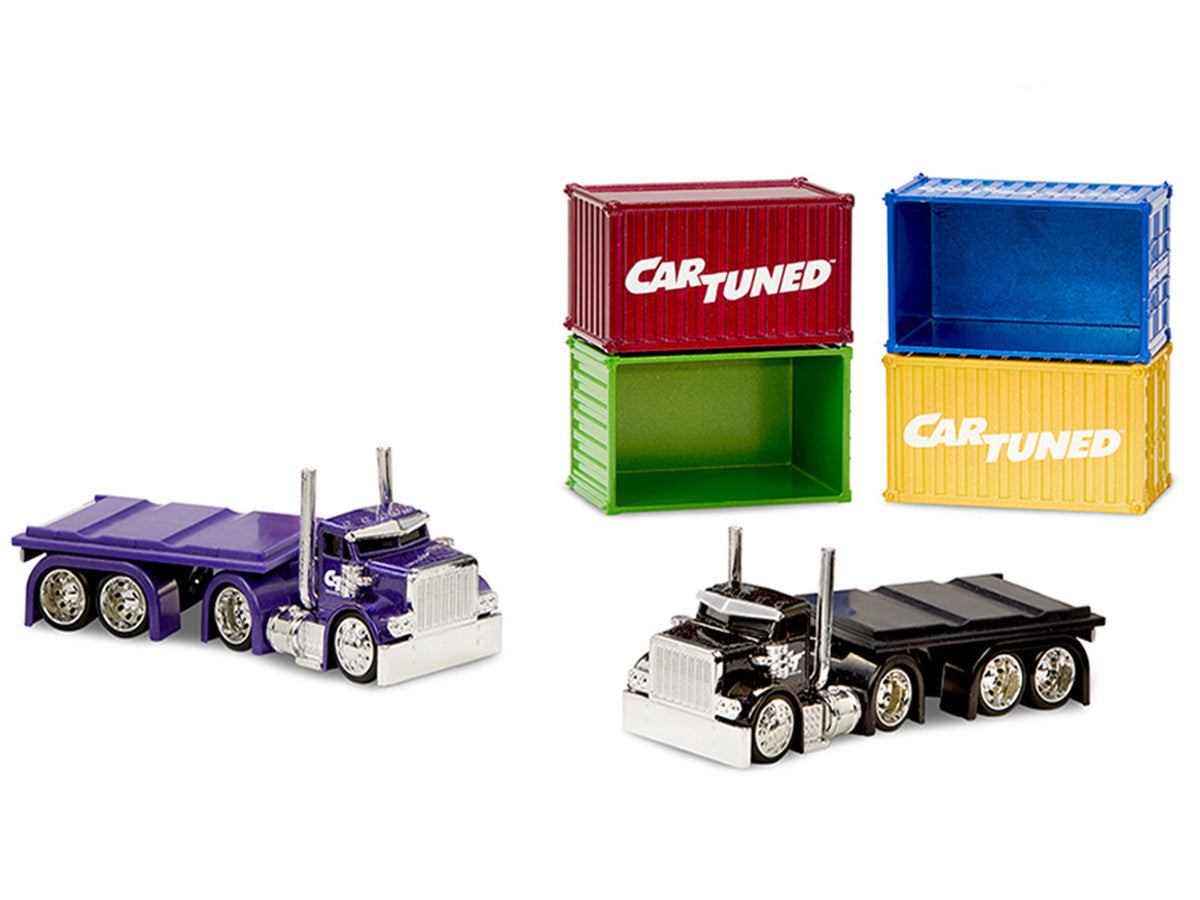 "Rigs" Container Case Series 1 Set of 4 Pieces Diecast Model Cars by CarTuned-1