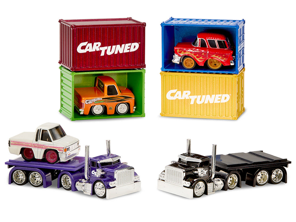 "Rigs" Container Case Series 1 Set of 4 Pieces Diecast Model Cars by CarTuned-2