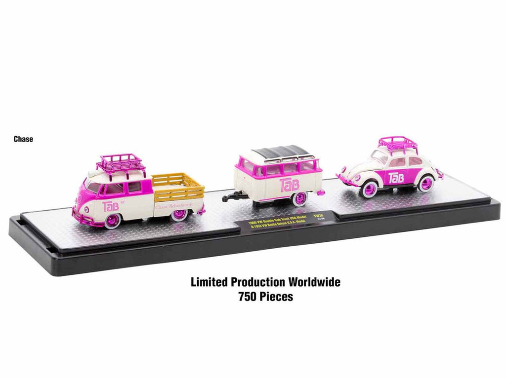 Auto Haulers "Soda" Set of 3 pieces Release 26 Limited Edition to 9600 pieces Worldwide 1/64 Diecast Models by M2 Machines-2