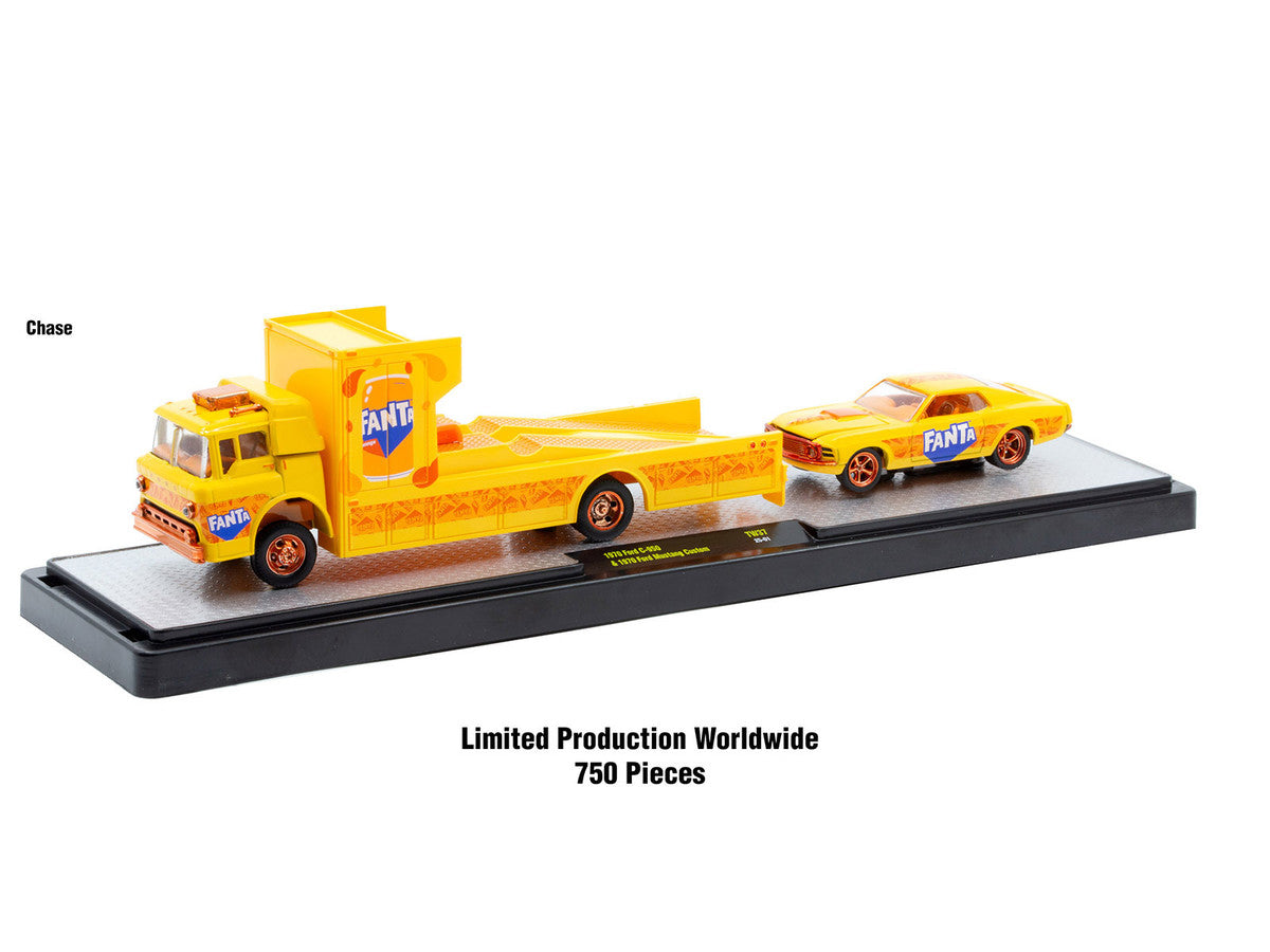 Auto Haulers "Soda" Set of 3 pieces Release 37 Limited Edition to 6000 pieces Worldwide 1/64 Diecast Models by M2 Machines-2