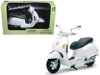 Vespa GTS 300 Super White Motorcycle 1/12 by New Ray-0