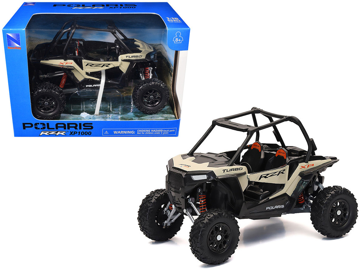 Polaris RZR XP 1000 Dune Buggy Sand Metallic 1/18 Diecast Model by New Ray-0