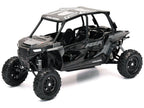 Polaris RZR XP 4 Turbo EPS Sport UTV Onyx Black with Gray Graphics 1/18 Diecast Model by New Ray-0
