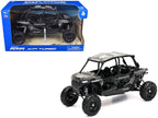 Polaris RZR XP 4 Turbo EPS Sport UTV Onyx Black with Gray Graphics 1/18 Diecast Model by New Ray-2