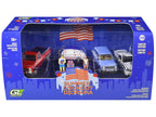 "Summer Cookout Diorama" Set of 7 pieces 1/64 Diecast Model Cars by Greenlight-2