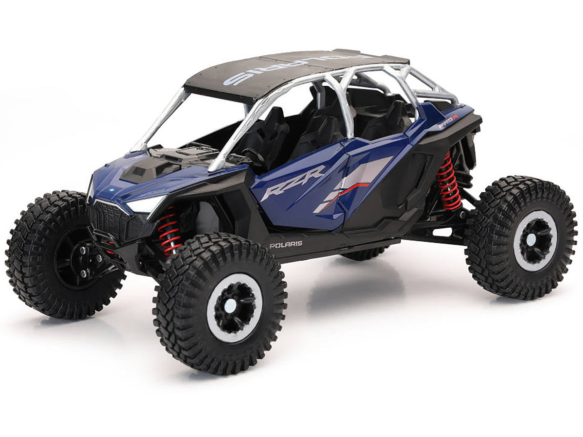 Polaris RZR Pro R UTV Blue with Black Top "Xtreme Off-Road" Series 1/18 Diecast Model by New Ray-0
