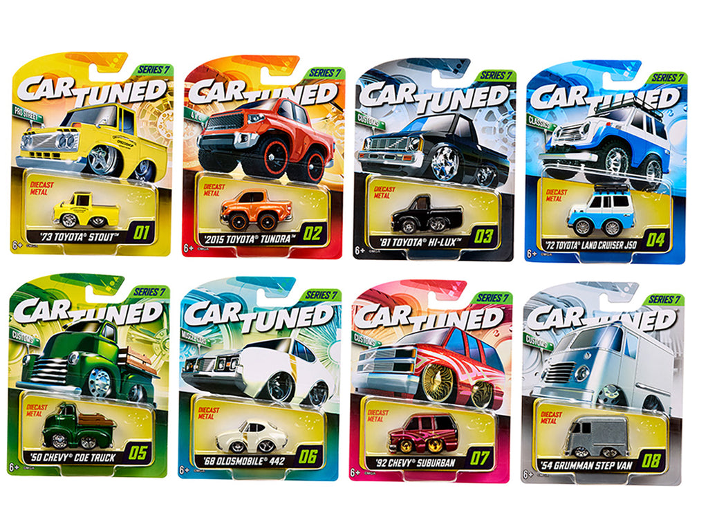 "Mainline" 2025 Series 7 Set of 8 Pieces Diecast Model Cars by CarTuned