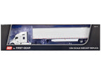 Kenworth T680 with 76" High Roof Sleeper and 53' Smooth Sided Dry Goods Trailer White 1/64 Diecast Model by DCP/First Gear-2