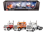 Ford LTL 9000 Trio Set (Two Day Cabs and One 60" Flat Top Sleeper) 1/64 Diecast Model by DCP/First Gear-4