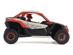 Can-Am Maverick X3 X RS Turbo RR Chalk Gray and Magma Red with Driver Figure 1/32 Diecast Model by BRP Models-1