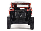 Can-Am Maverick X3 X RS Turbo RR Chalk Gray and Magma Red with Driver Figure 1/32 Diecast Model by BRP Models-2