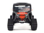 Can-Am Maverick X3 X RS Turbo RR Winter Version Chalk Gray and Magma Red with Driver Figure 1/32 Diecast Model by BRP Models-3