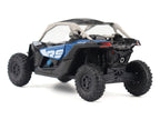 Can-Am Maverick X3 X RS Turbo RR Intense Blue and Chalk Gray with Driver Figure 1/32 Diecast Model by BRP Models-0