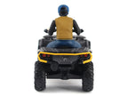 Can-Am Outlander XT-P 1000R ATV Iron Gray and Neo Yellow with Driver Figure 1/32 Diecast Model by BRP Models-4