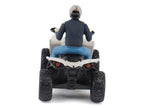 Can-Am Renegade X XC 1000R ATV Chalk Gray with Driver Figure 1/32 Diecast Model by BRP Models-4