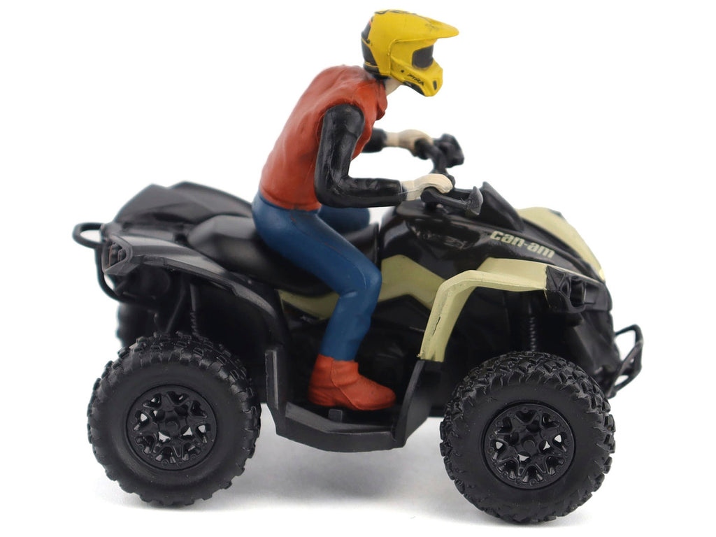 Can-Am Renegade X XC 1000R ATV Desert Tan with Driver Figure 1/32 Diecast Model by BRP Models-2