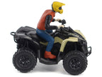 Can-Am Renegade X XC 1000R ATV Desert Tan with Driver Figure 1/32 Diecast Model by BRP Models-2