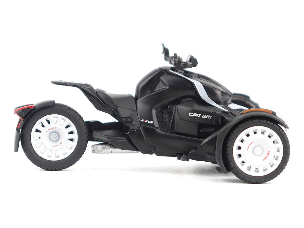 Can-Am Ryker Rally 3-Wheel Motorcycle Ghost Black 1/32 Diecast Model by BRP Models-2