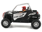 Can-Am Maverick Sport XXC 1000R Silver Metallic and Black with Driver Figure 1/32 Diecast Model by BRP Models-0