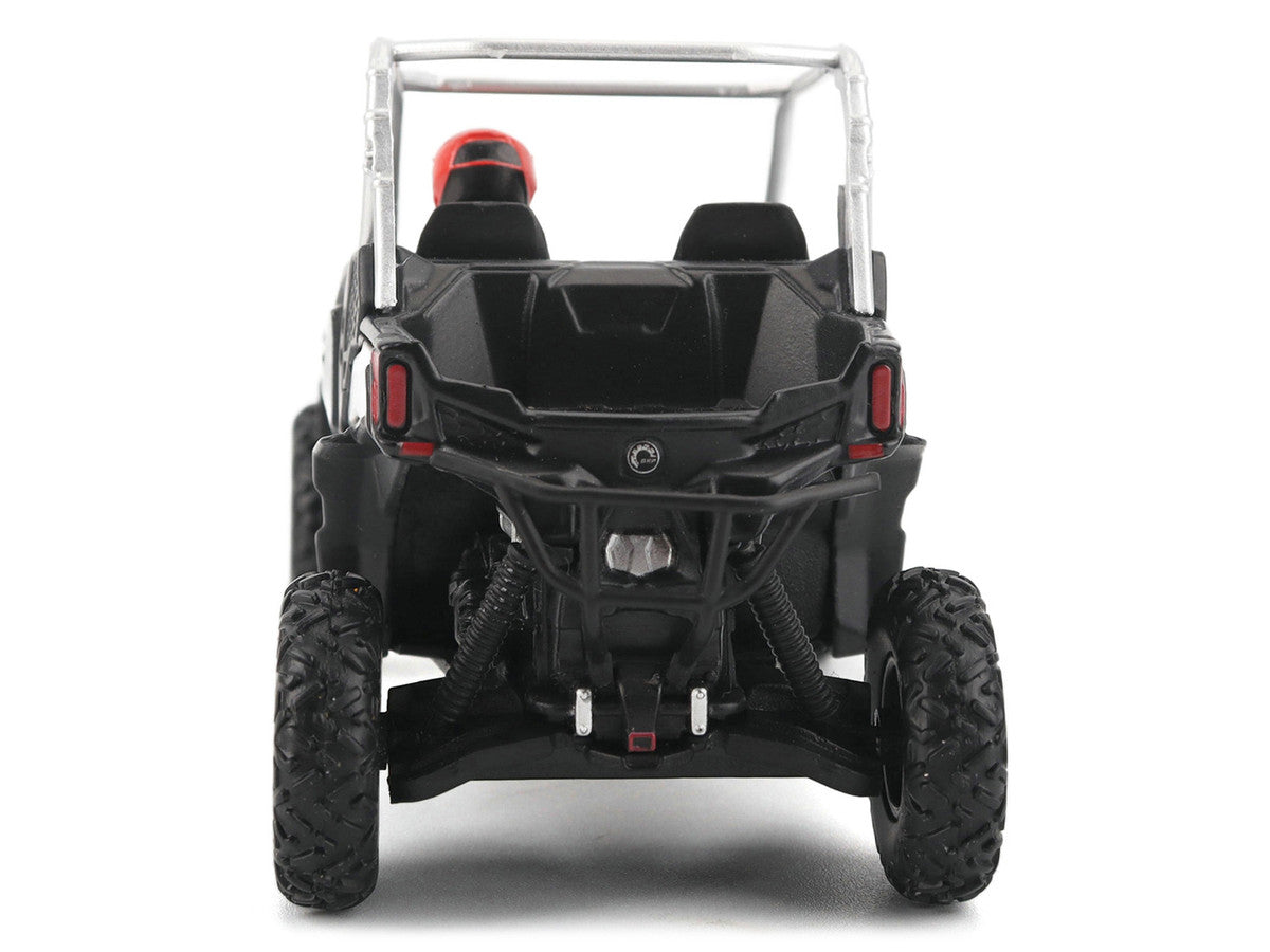 Can-Am Maverick Sport XXC 1000R Silver Metallic and Black with Driver Figure 1/32 Diecast Model by BRP Models-2