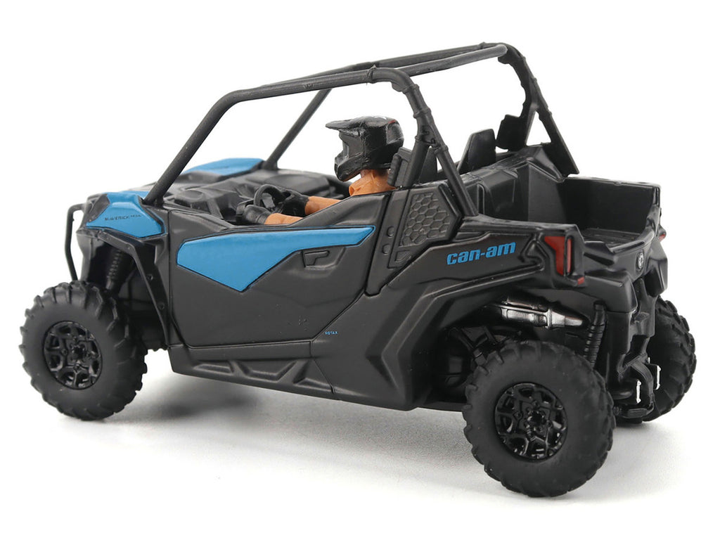Can-Am Maverick Trail DPS 1000 Blue and Black with Driver Figure 1/32 Diecast Model by BRP Models-3