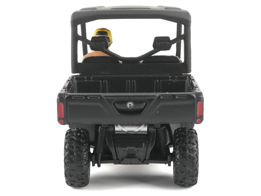 Can-Am Defender XT HD9 Navy Blue and Black with Driver Figure 1/32 Diecast Model by BRP Models-0