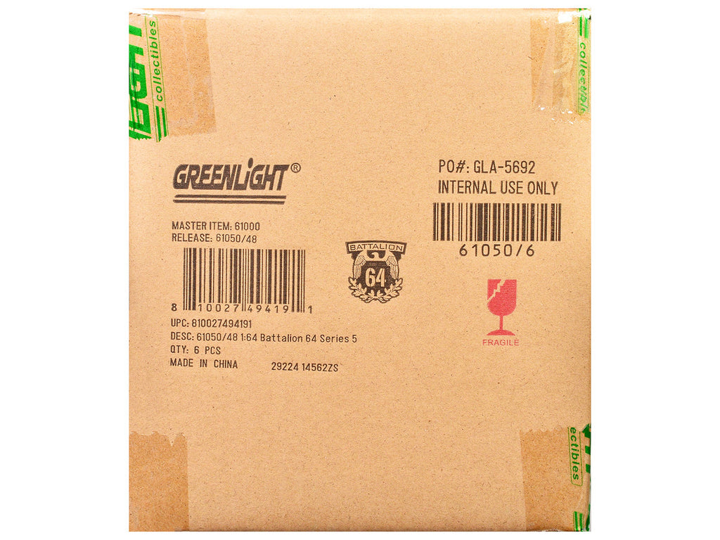 "Battalion 64" Series 5 Set of 6 pieces 1/64 Diecast Models by Greenlight-1