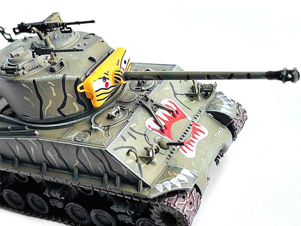 United States M4A3E8 Sherman "Tiger Face" Tank "24th Infantry Div. Han River Korea" (1951) "NEO Dragon Armor" Series 1/72 Plastic Model by Dragon Models-3