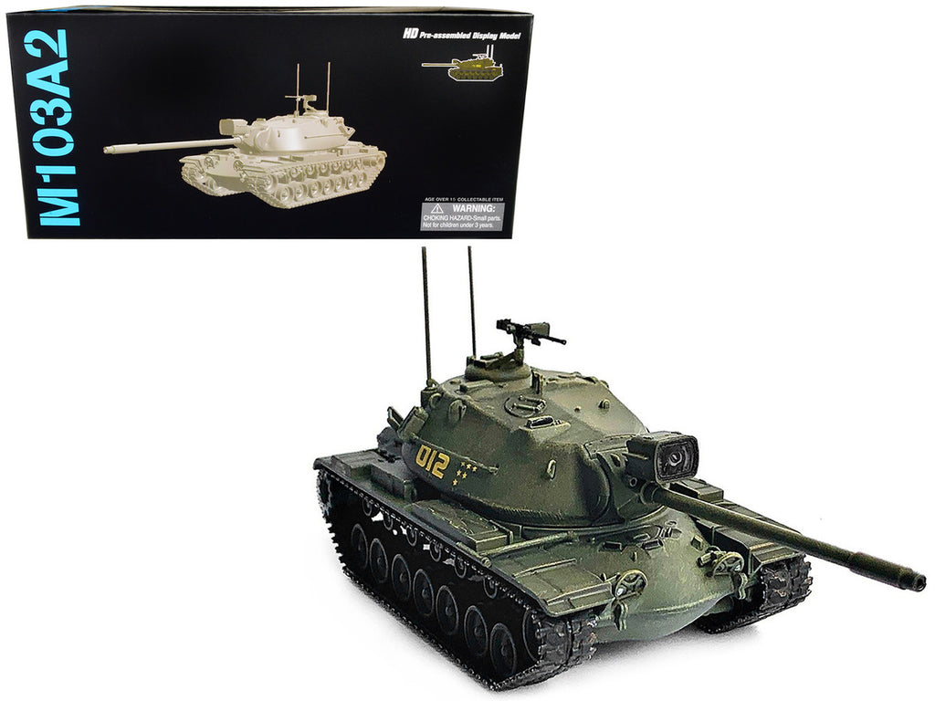 United States M103A2 Heavy Tank D12 Olive Drab "NEO Dragon Armor" Series 1/72 Plastic Model by Dragon Models-0