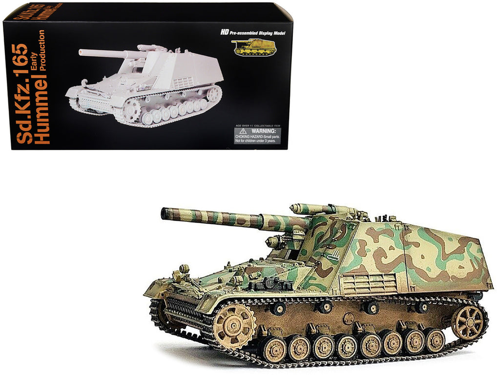 German Sd.Kfz.165 Hummel Self-Propelled Gun V2 "Early Production German Army" "NEO Dragon Armor" Series 1/72 Plastic Model by Dragon Models-0