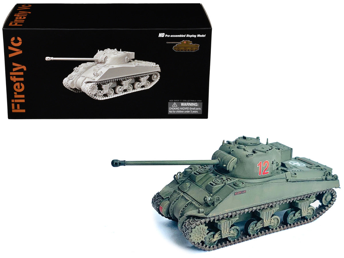 British Sherman Firefly Vc Tank #12 "3 Troop A Sqd. Northamptonshire Yeomanry France" (1944) "NEO Dragon Armor" Series 1/72 Plastic Model by Dragon Models-0